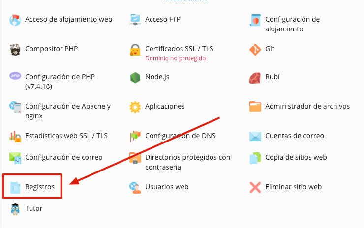 Ubicación de los logs en un panel de administración Plesk