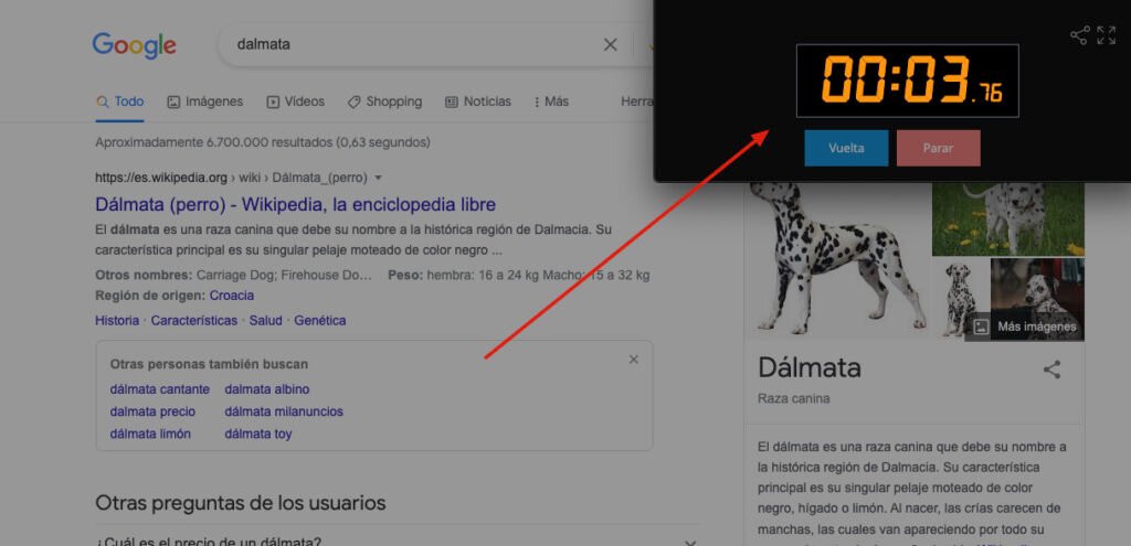 Dwell time de 3 segundos