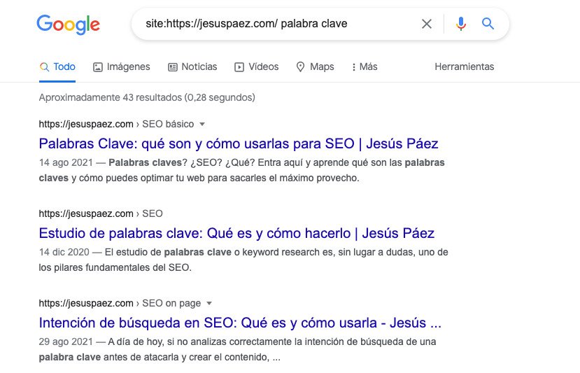 Ejemplo de como encontrar oportunidades de enlazado de forma manual para tu estrategia de interlinking